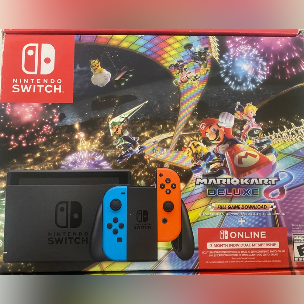 Nintendo Switch Mario kart deluxe 8